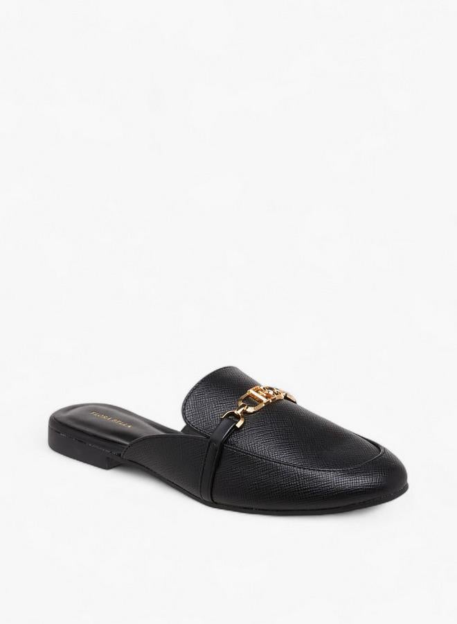 Flora Bella By Shoexpress Women's Metal Accent Mules - Image 2